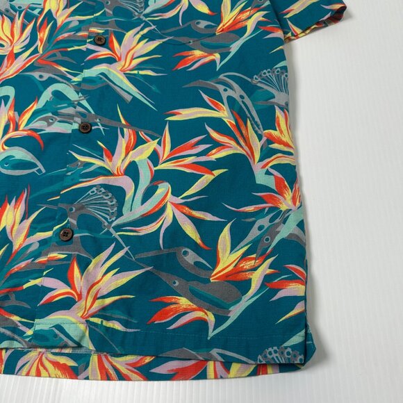 Patagonia Pataloha Floral Short Sleeve Button Up Shirt S - Picture 4 of 5